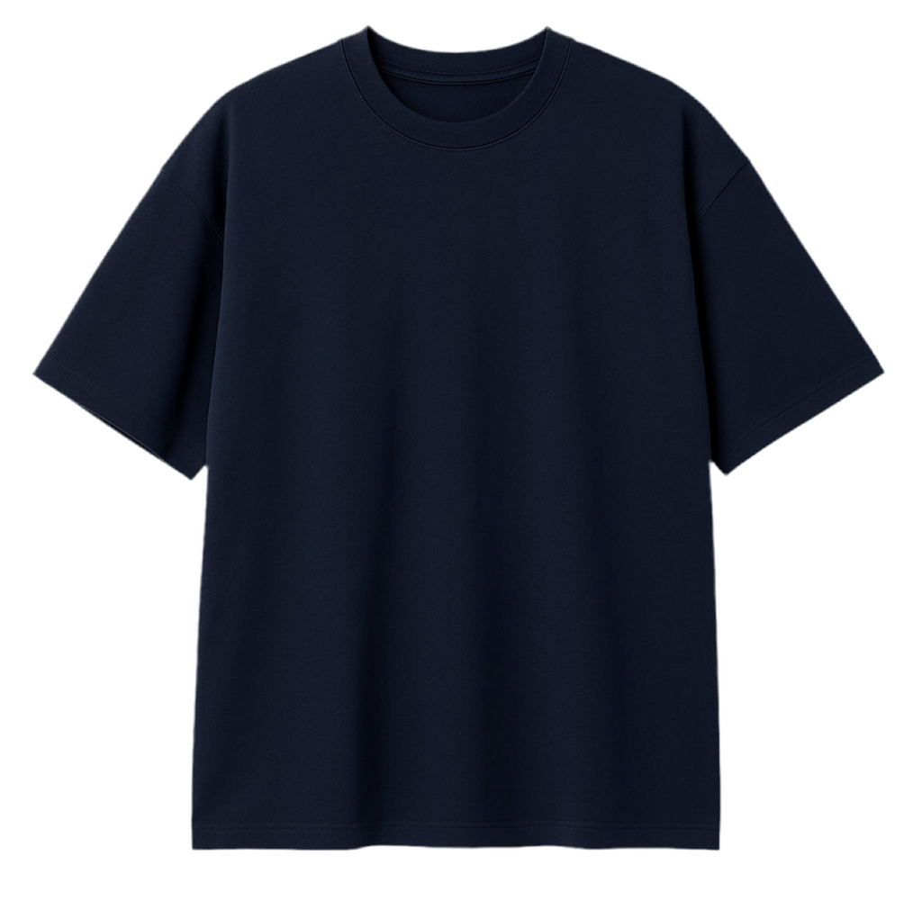 Oversized T-Shirt Dunkelblau