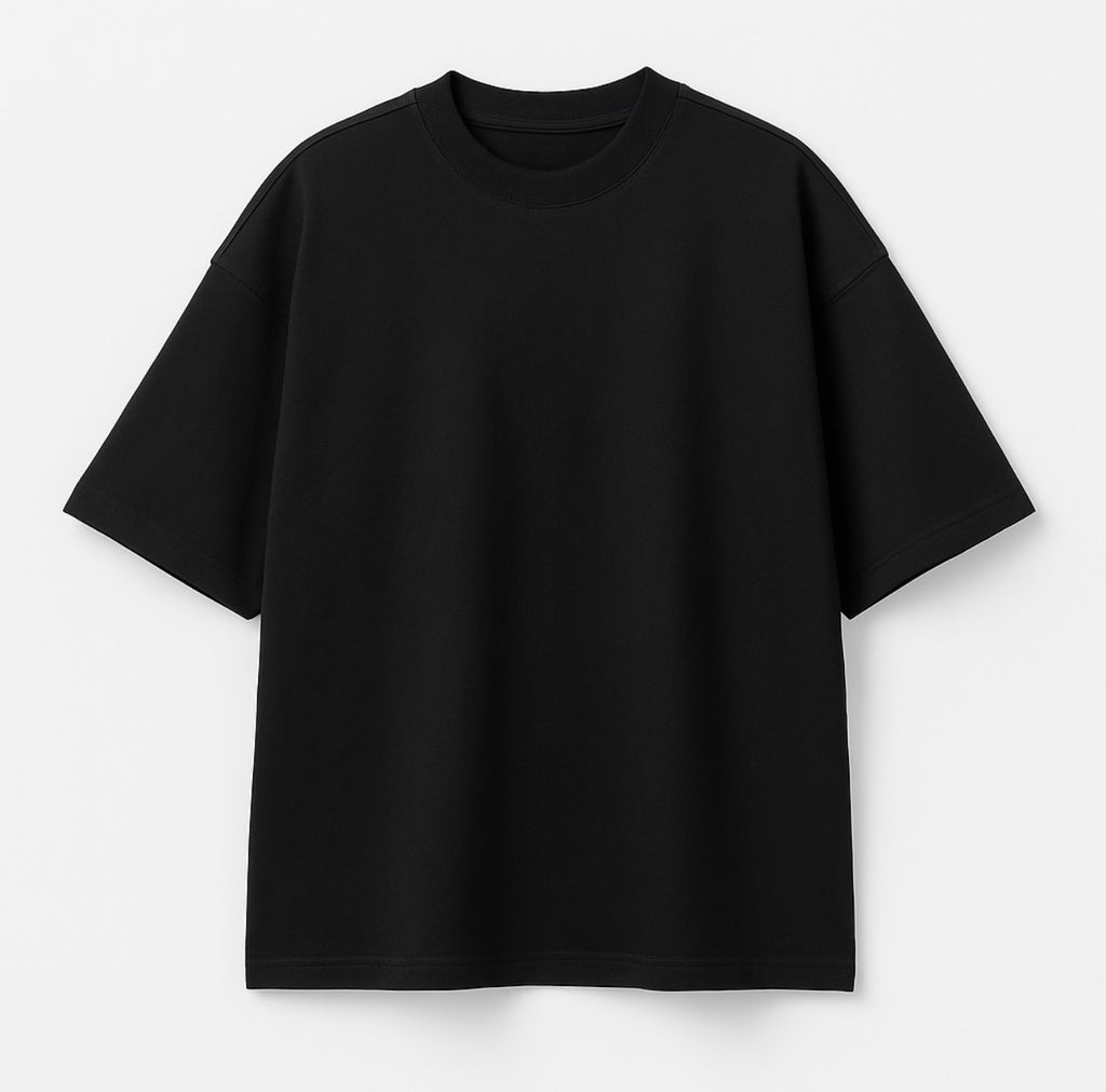 Oversized T-Shirt – Schwarz