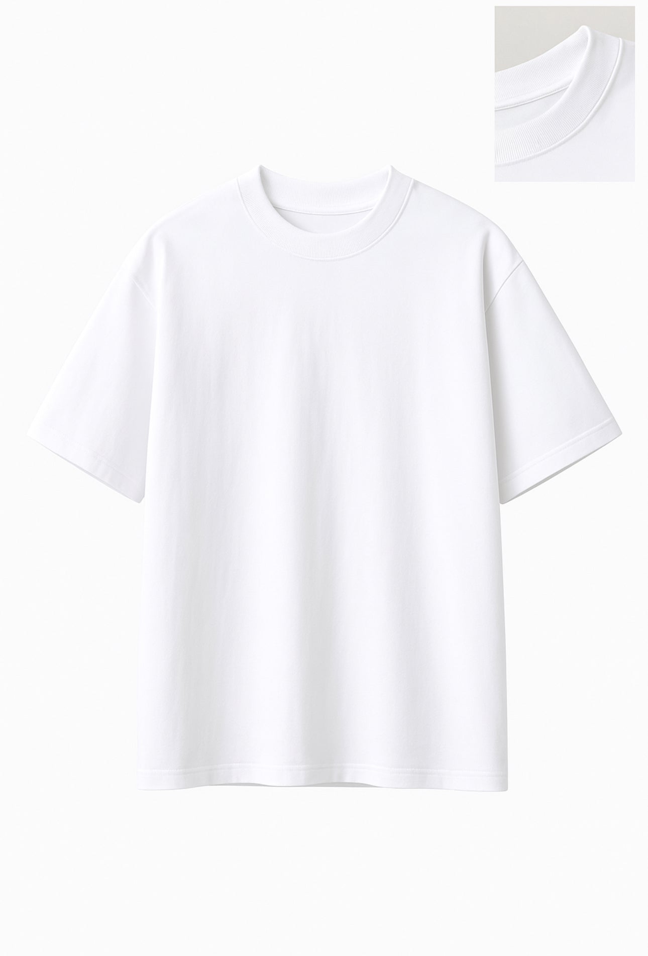 Oversized T-Shirt – weiß